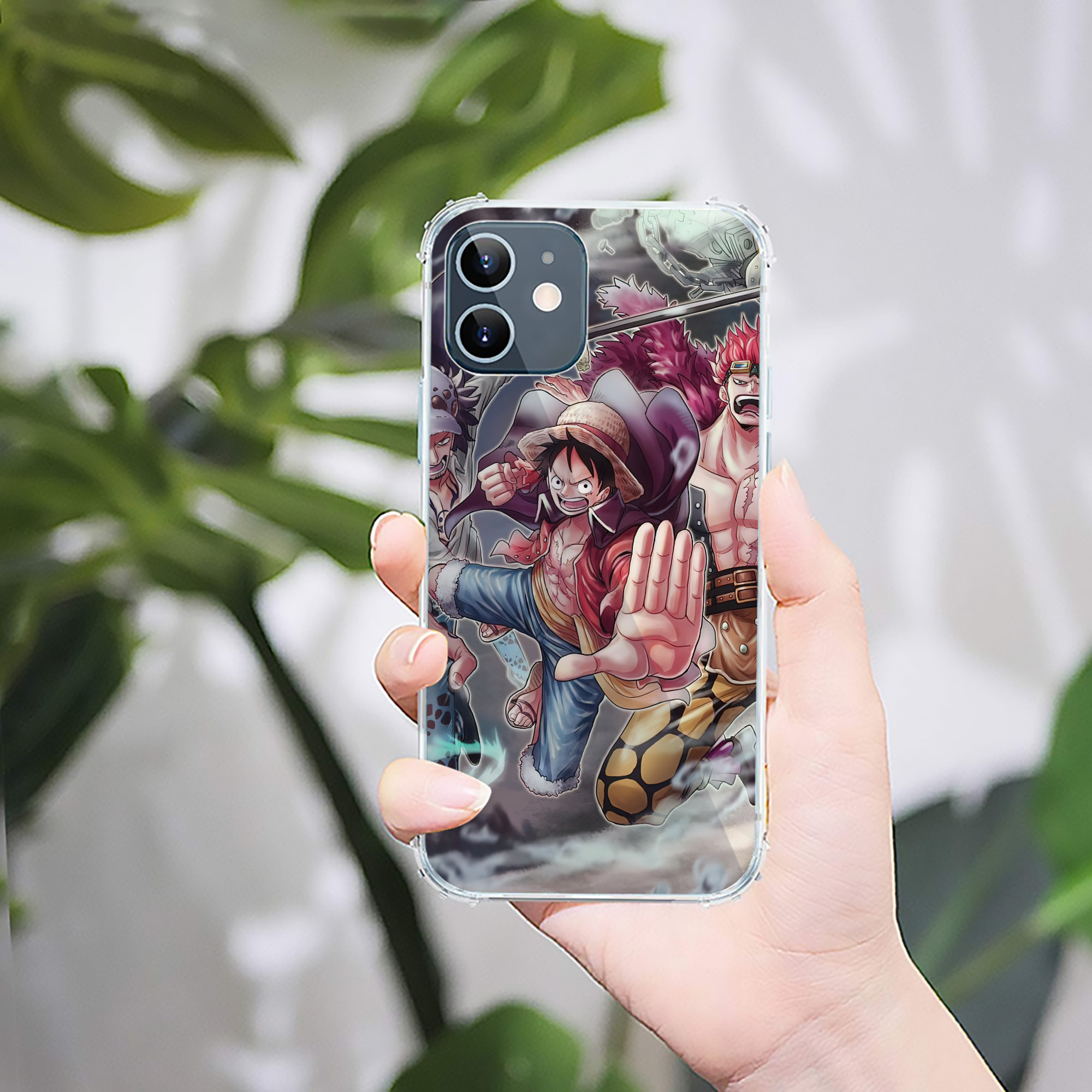 （画像用） ワンピース ONE PIECE 【iPhone 12シリーズ対応】透明スマホケース（クリアソフトケース）